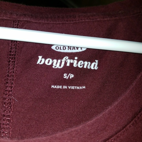 Maroon boyfriend tee - Picture 4 of 5